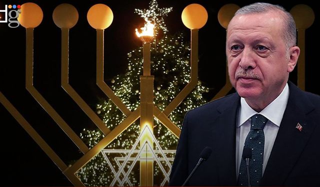 Erdoğan, Yahudilerin Hanuka Bayramı'nı kutladı