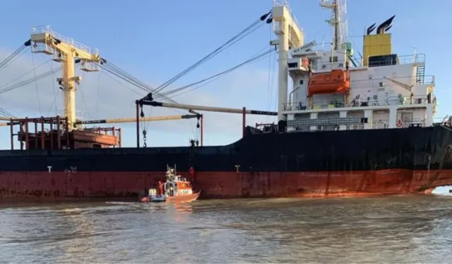 Tuna Nehri'nde gemi mayına çarptı: Denizcilik Genel Müdürlüğü'nden açıklama!