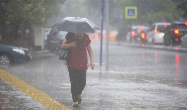 Meteoroloji'den Marmara için kuvvetli sağanak uyarısı!