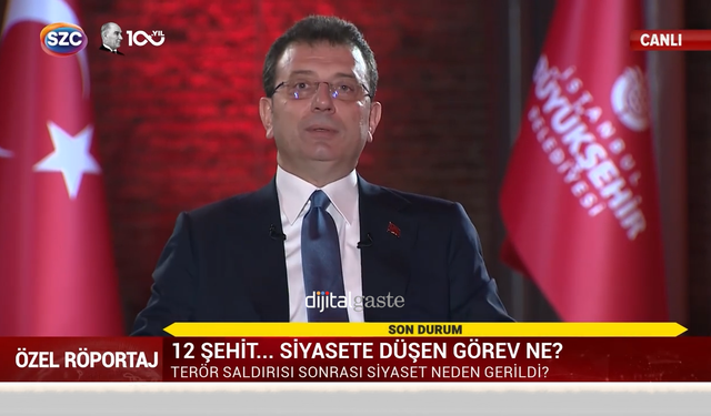 Ekrem İmamoğlu: Terörün artmasının sorumlusu hükûmettir, hesap vermesi gereken Cumhurbaşkanı'dır