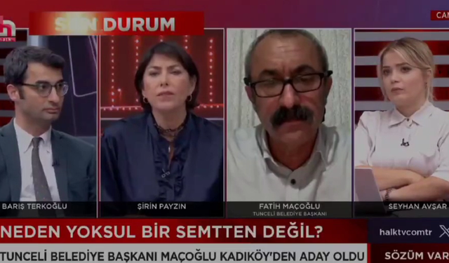 Halk TV'de Komünist Başkan Mehmet Fatih Maçoğlu'na Kadıköy tepkisi! Neden AKP ile değil CHP ile yarışıyorsunuz?