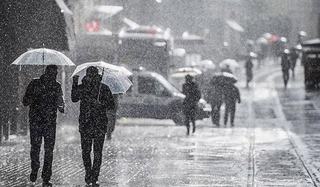 Meteoroloji'den kuvvetli yağış uyarısı! Hava durumu raporu yayınlandı