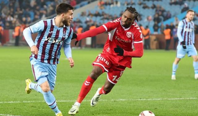 Karadeniz derbisinin kazananı Trabzonspor oldu