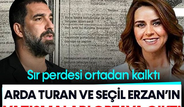 Seçil Erzan ve Arda Turan'ın mesajlaşmaları ortaya çıktı!