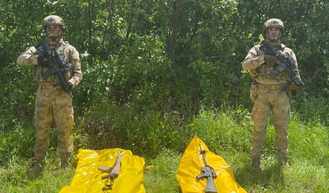 MSB açıkladı! 2 PKK'lı terörist sarı torbada