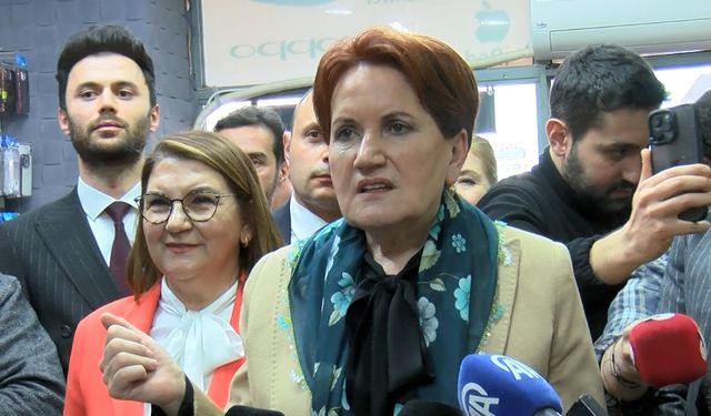 Meral Akşener: 6'lı masa bize göre doğruydu, size göre yanlışmış