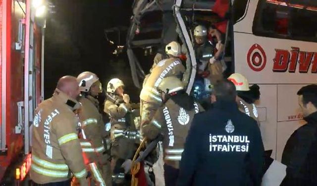 Kuzey Marmara Otoyolu'nda feci kaza: 19 yaralı var