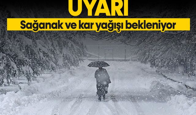 Meteoroloji üç bölgeyi uyardı: Kar geliyor!