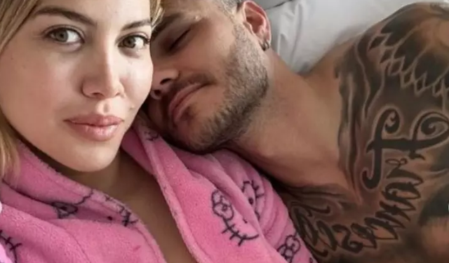 Wanda Nara iç çamaşırlarıyla yatakta poz verdi! "Icardi neden üzgün?"