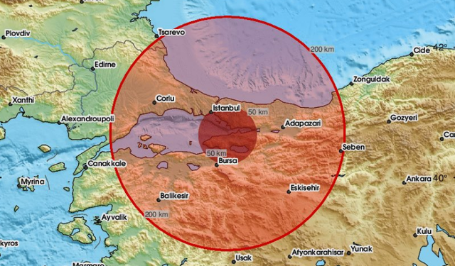 İstanbul ve çevresinde korkutan deprem!