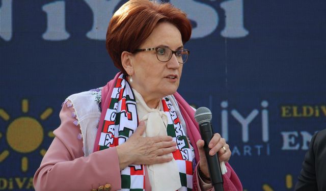 İYİ Parti lideri Akşener: İktidar işini yapmıyorsa cezalandırılmaları gerekir