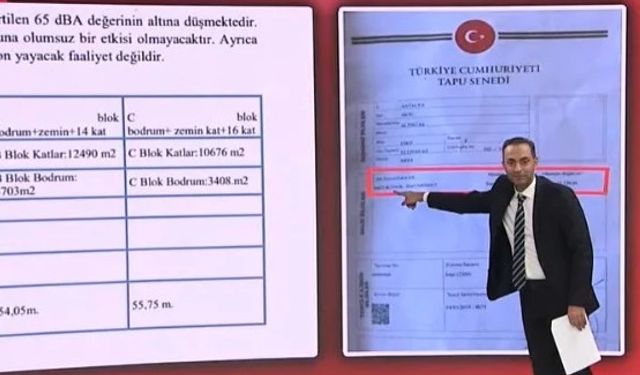 Turgut Altınok'un Antalya'daki dairelerine ait tapu belgeleri ifşa edildi!