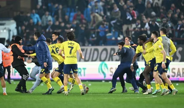 Olaylı Trabzonspor-Fenerbahçe maçının cezaları açıklandı