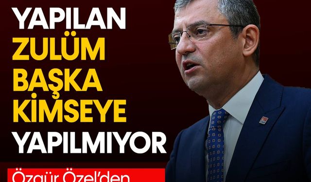 Özgür Özel'den emekli çıkışı! 'Bu zulüm başka kimseye yapılmıyor'