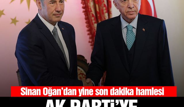 Sinan Oğan'dan yine son dakika hamlesi! Partisinden AK Parti'ye destek kararı