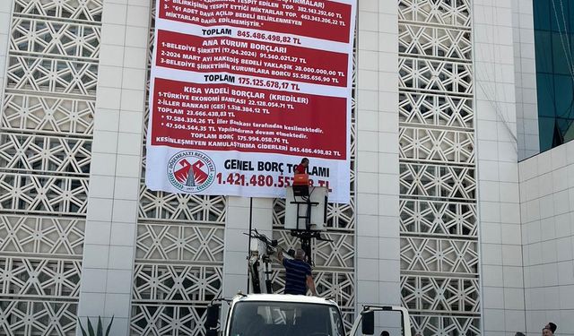 CHP'li başkan önceki CHP'li yönetimin borçlarını astı