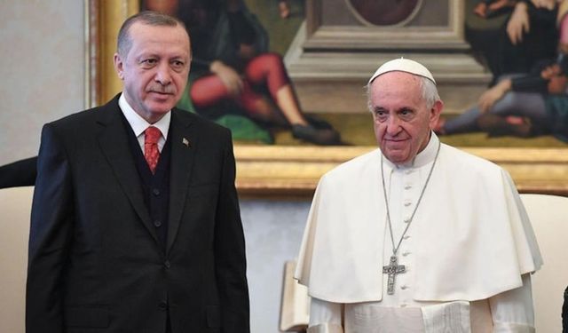 Cumhurbaşkanı Erdoğan'dan Papa Fransuva'ya Filistin mektubu