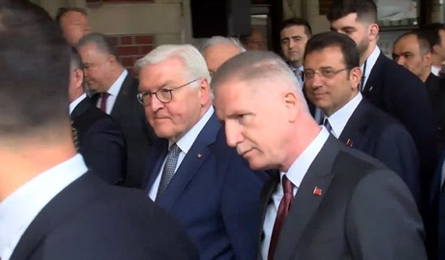 İstanbul'a gelen Almanya Cumhurbaşkanı Steinmeier'e Filistin protestosu