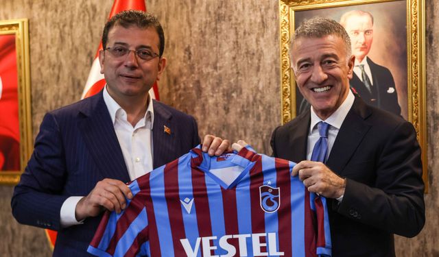 Trabzonspor'dan Ekrem İmamoğlu'na tebrik mesajı