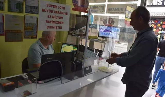 Süper Loto'nun 83 milyon liralık ikramiyesi, Aydın'da bir inşaat işçisine çıktı