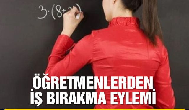 Okul müdürünün öldürülmesi sonrasında eğitimcilerden iş bırakma eylemi!