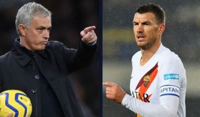 Jose Mourinho'dan bomba Dzeko kararı!