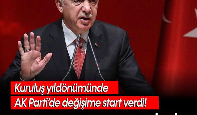 Erdoğan'dan değişim açıklaması: Yorulan kenara çekilsin!