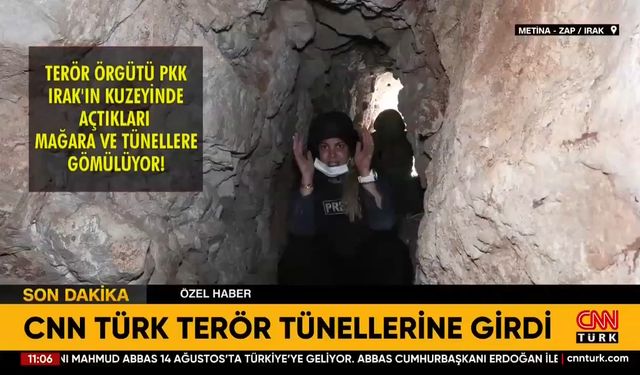 Fulya Öztürk, Kuzey Irak'ta PKK mağarasına girdi: "Bu pisliğin içinde fare gibi yaşıyorlar"