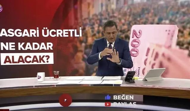 Fatih Portakal canlı yayında asgari ücret ne kadar olacak sorusuna cevap verdi