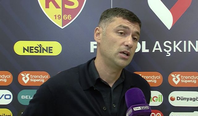 Kayserispor Teknik Direktörü Burak Yılmaz istifa etti