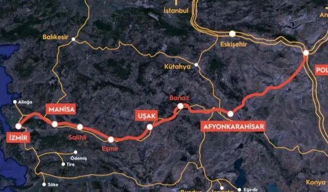 Ankara-İzmir arası 3,5 saate düşecek! YHT’nin geçeceği şehirler açıklandı