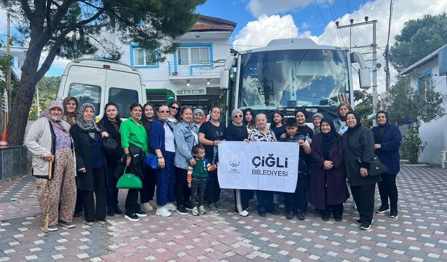 Çiğli'de kadınlara özel gezi: Doğayla iç içe bir ortamda buluştular