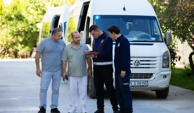 Narlıdere’de zabıtalardan öğrenciler için seferberlik: Servislere sıkı denetim