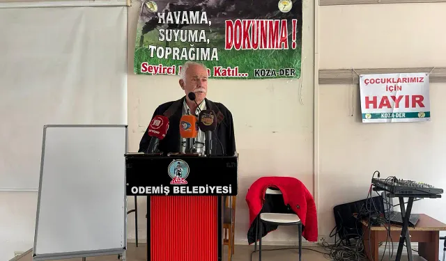 Ödemiş'te katı atık yakma tesisine Koza-Der'den direniş: Bu bir zehir projesi