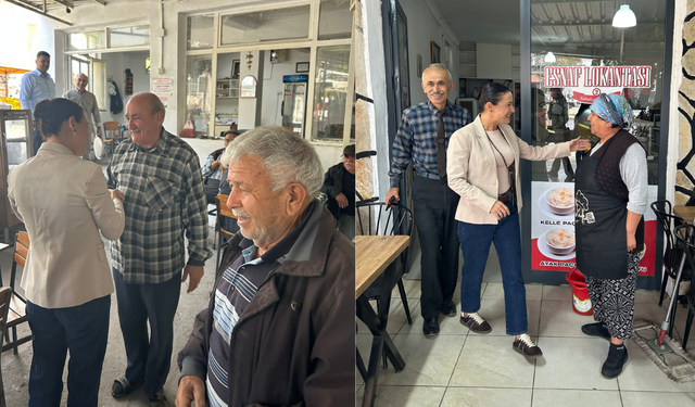 Başkan Sengel'den o köye ziyaret... Üreticilerle bir araya geldi, sohbet etti