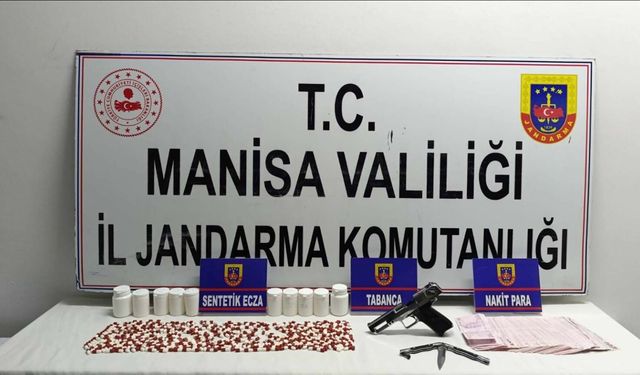 Manisa Soma’da uyuşturucu operasyonu: 428 sentetik hap ele geçirildi
