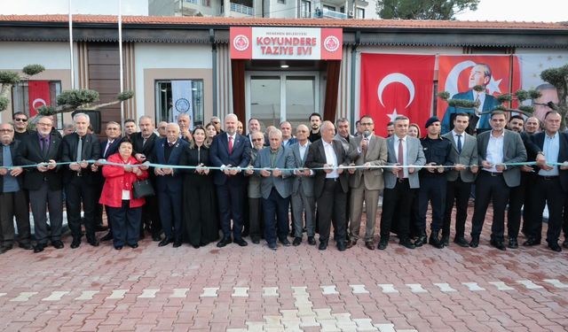 Menemen Belediyesi’nden yeni açılış: Koyundere Taziye Evi hizmete girdi