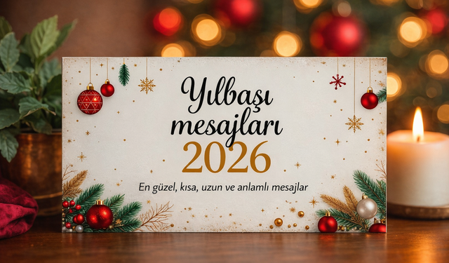 Yılbaşı mesajları 2026: En güzel, kısa, uzun ve anlamlı mesajlar