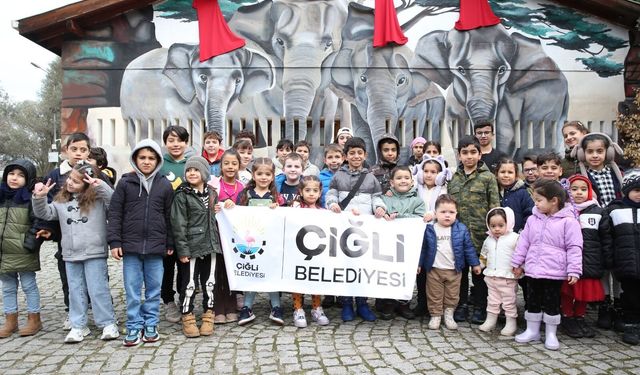 Çiğli’de yarıyıl tatiline renk katan gezi: Çocuklar Doğal Yaşam Parkı’nda