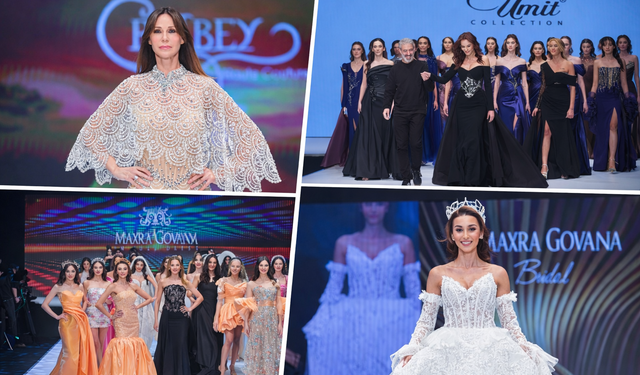 IF Wedding Fashion’ta ünlü modeller geçidi: Güzide Duran 17 yıl sonra podyuma çıktı