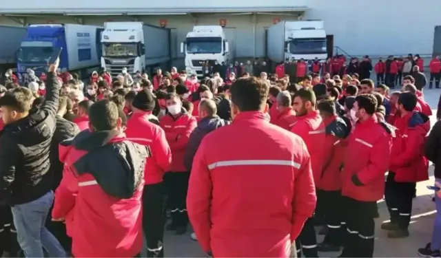 İzmir Torbalı Migros deposunda işçiler iş bıraktı: Bu ücretle yaşanmaz!