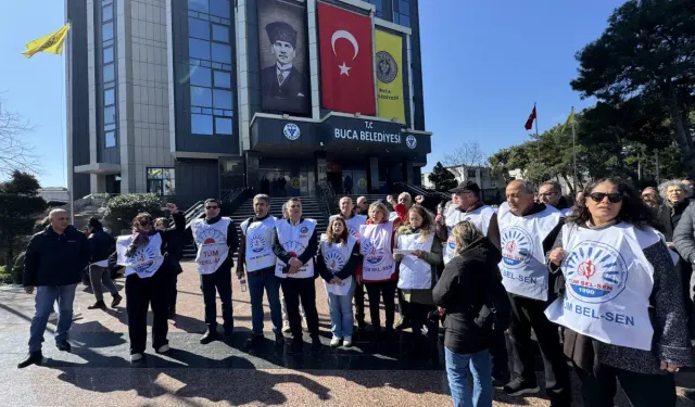 Buca’da memurlar sahada: 300 memur 25 Şubat'ta tam gün iş bırakacak!