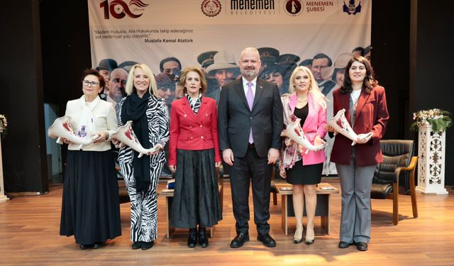 Menemen’de Medeni Kanun’un 100. yılına özel panel