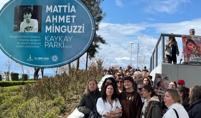 İzmir Karşıyaka'da duygu dolu buluşma: Minguzzi’nin adı kaykay parkında yaşatılıyor