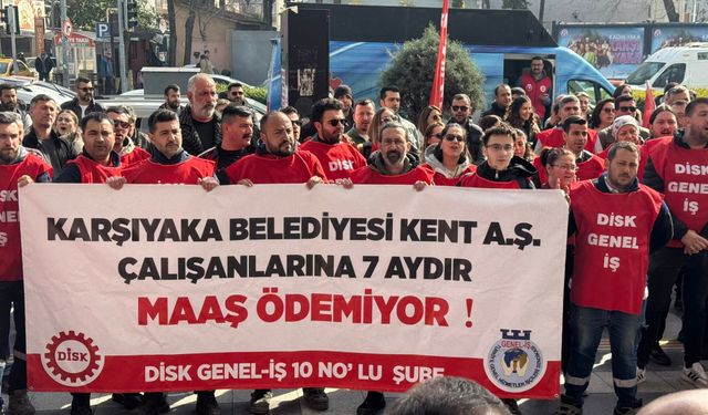 Başkan Ünsal randevuyu iptal etti: Kent A.Ş. işçileri belediyenin kapısına dayandı