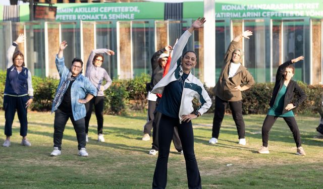 Konak’ta açık havada sabah sporu başlıyor: Haftada 3 gün, sabah 08.30’da