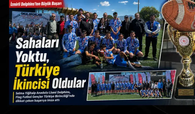 Sahaları yoktu, Türkiye ikincisi oldular: İzmirli Dolphins’ten büyük başarı