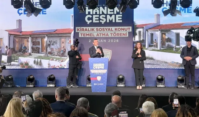 HANEM Çeşme'nin temeli atıldı: Özel'den otoyol özelleştirmesi tepkisi