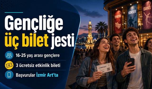 Büyükşehir duyurdu: İzmir’de gençlere konser ve tiyatro için ücretsiz bilet için başvurular başladı