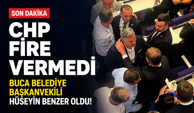 CHP fire vermedi: Buca Belediye Başkanvekili Hüseyin Benzer oldu!